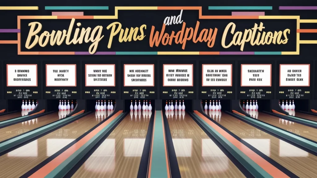 Bowling Puns and Wordplay Captions