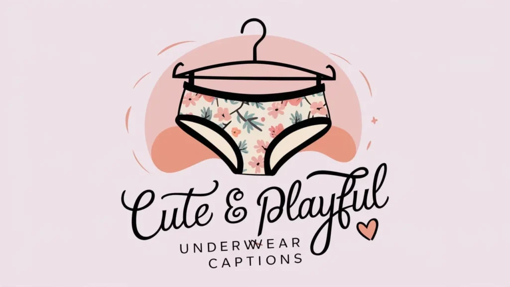 Cute & Playful Underwear Captions