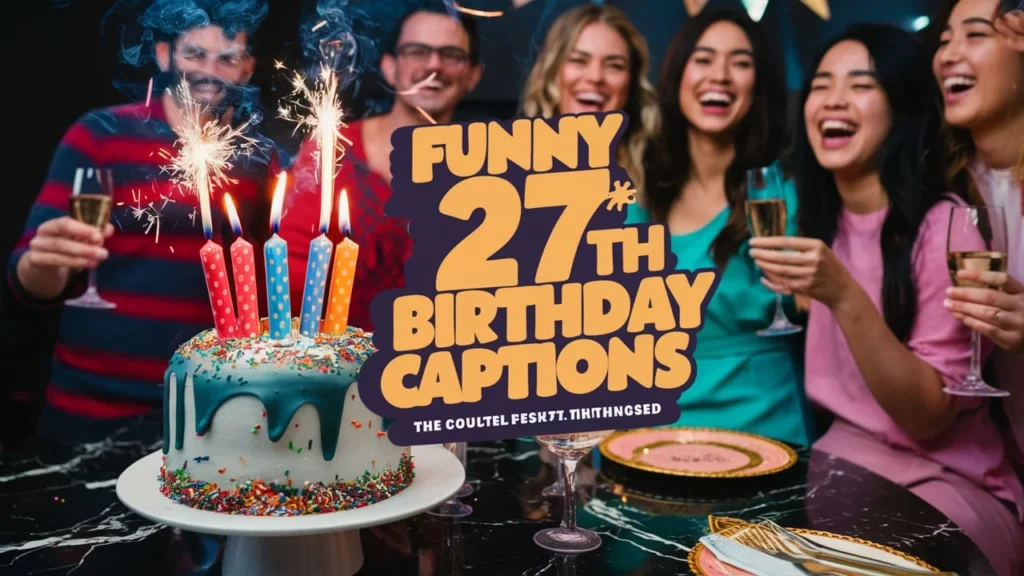 Funny 27th Birthday Captions