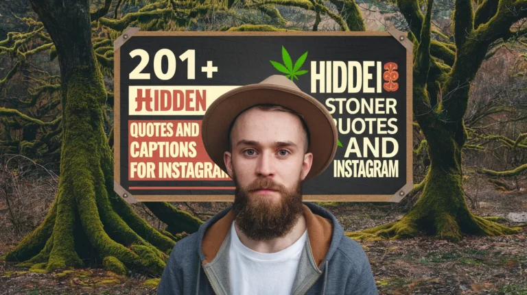 Hidden Stoner Quotes and Captions for Instagram