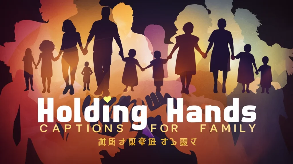 Holding Hands Captions for Family