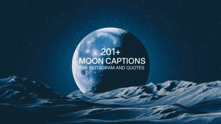 Moon Captions for Instagram and Quotes