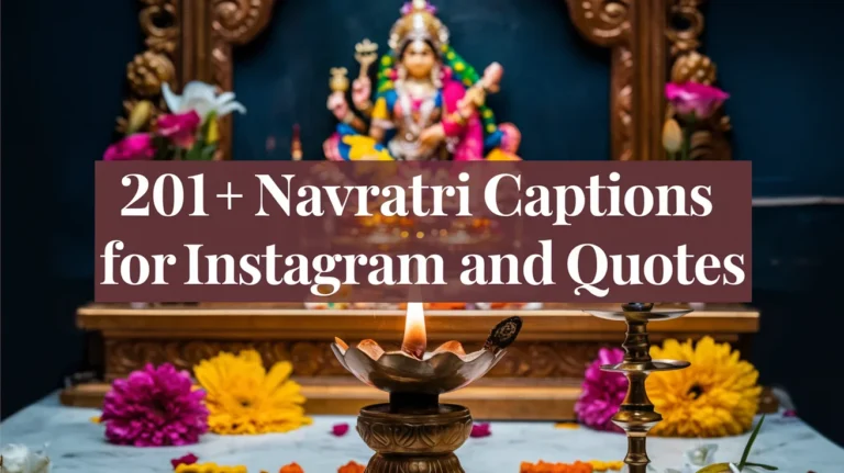 Navratri Captions for Instagram and Quotes