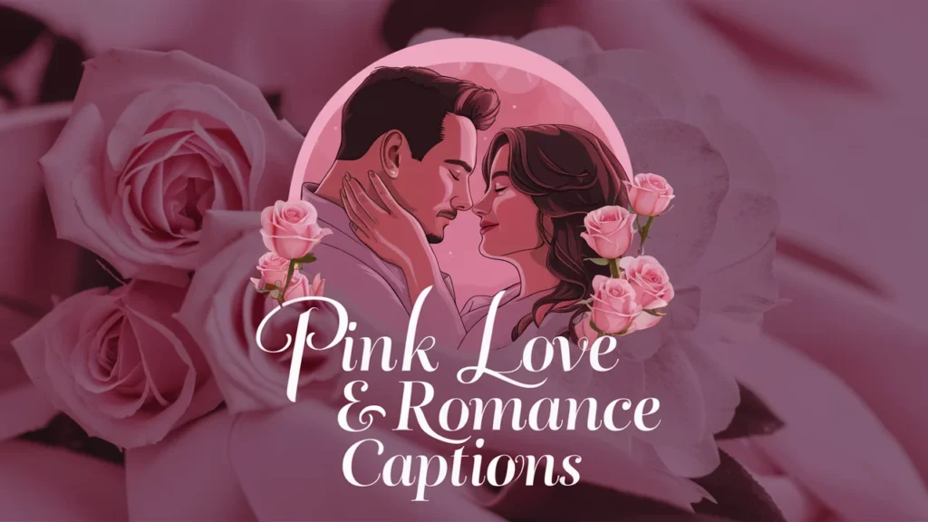 Pink Love & Romance Captions