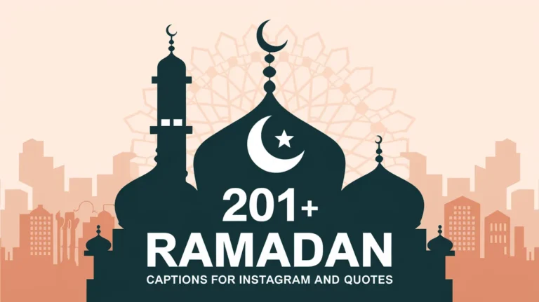 Ramadan Captions for Instagram and Quotes