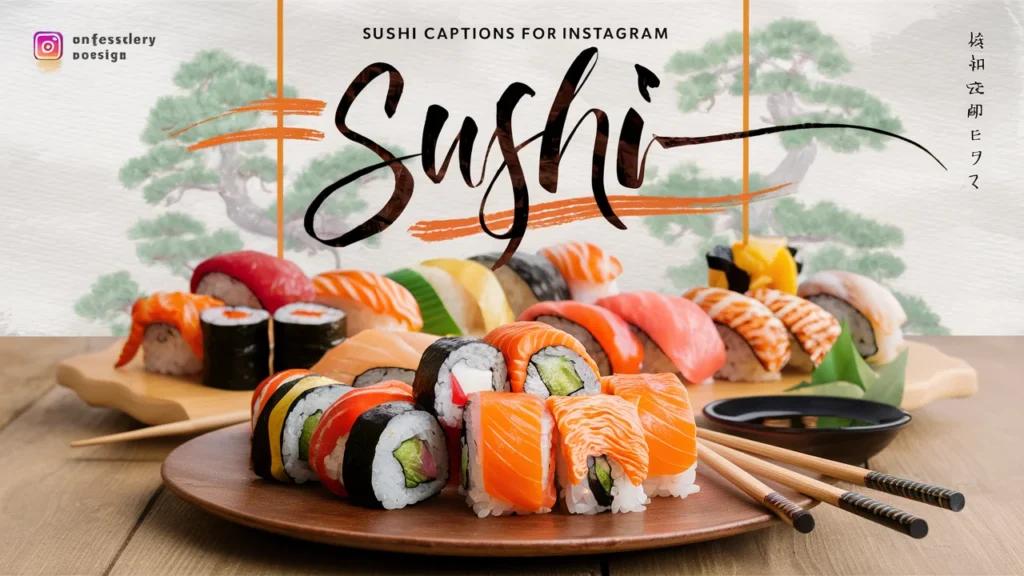 Sushi Captions for Instagram