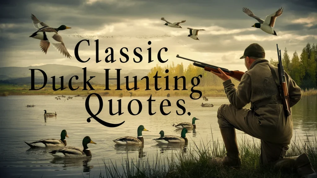 Classic Duck Hunting Quotes 