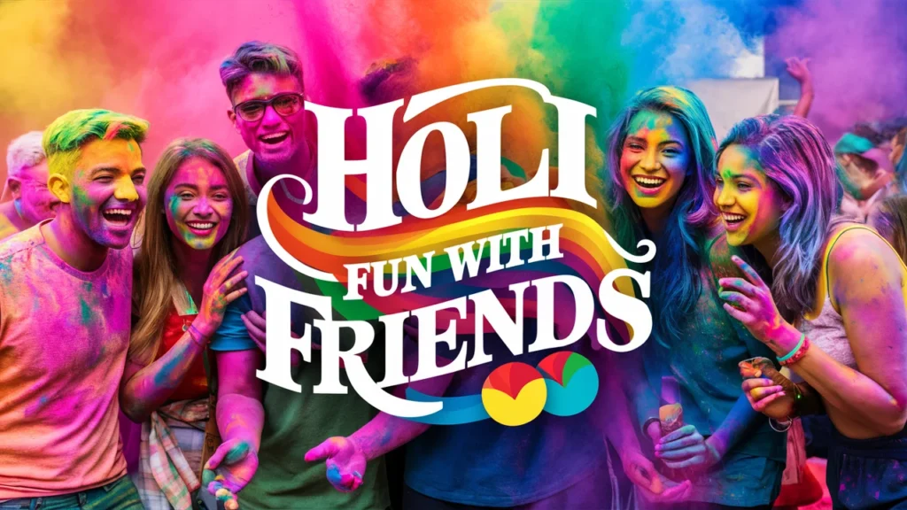 Holi Fun with Friends