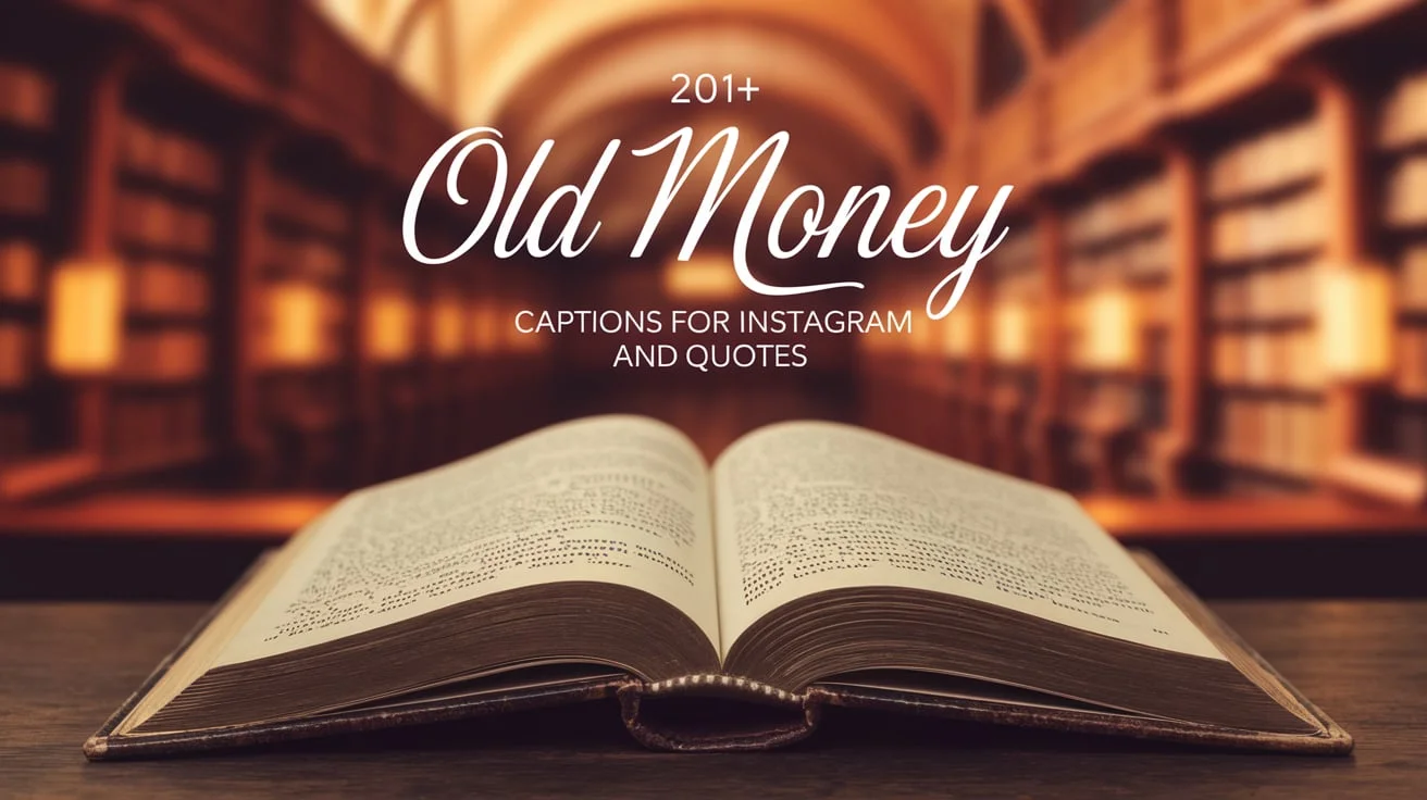 Old Money Captions for Instagram and Quotes