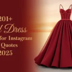 Red Dress Captions for Instagram and Quotes