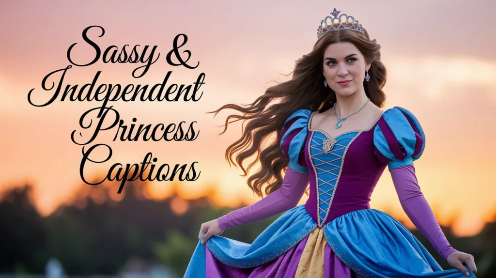 Sassy & Independent Princess Captions