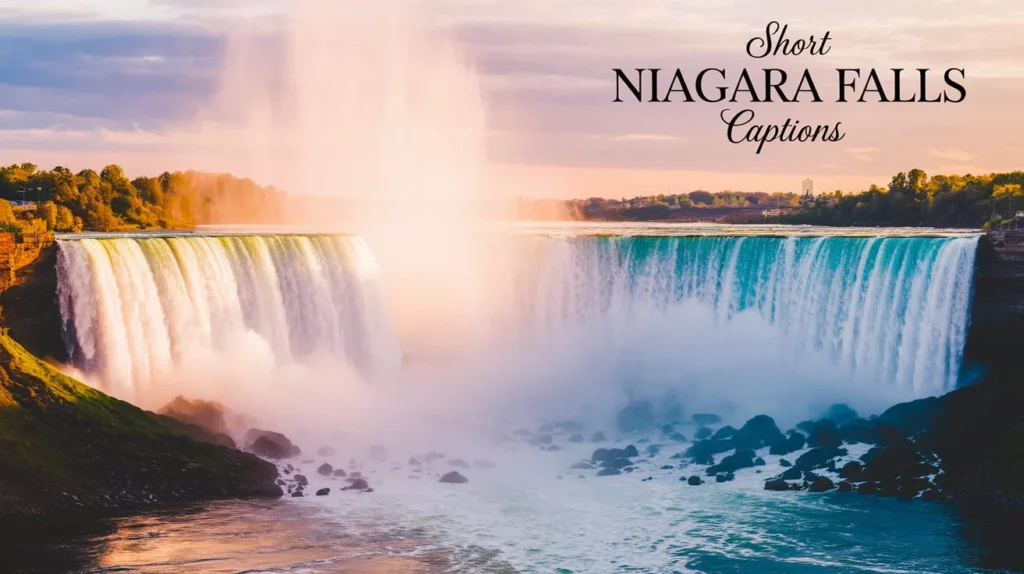 Short Niagara Falls Captions