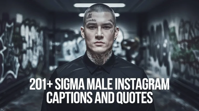 Sigma Male Instagram Captions and Quotes