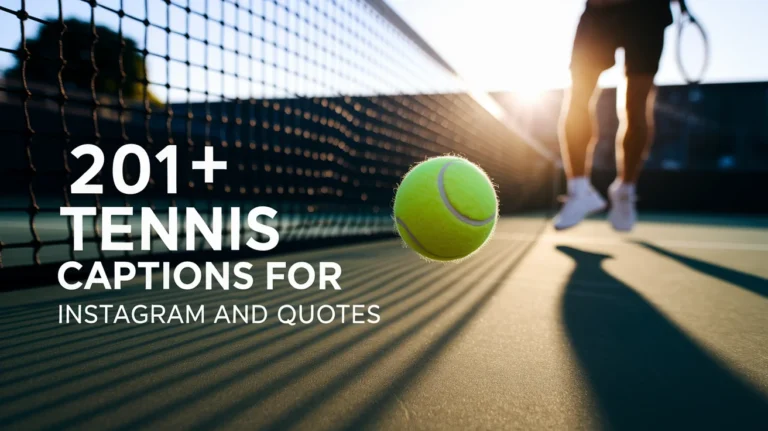 Tennis Captions for Instagram and Quotes